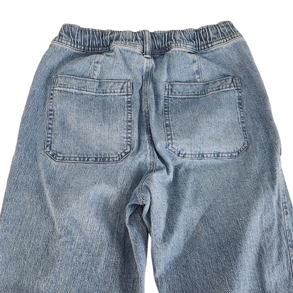 BUFFALO DAVID BITTON Light Blue Drawstring Denim Jogger Jeans size s - Picture 3 of 11